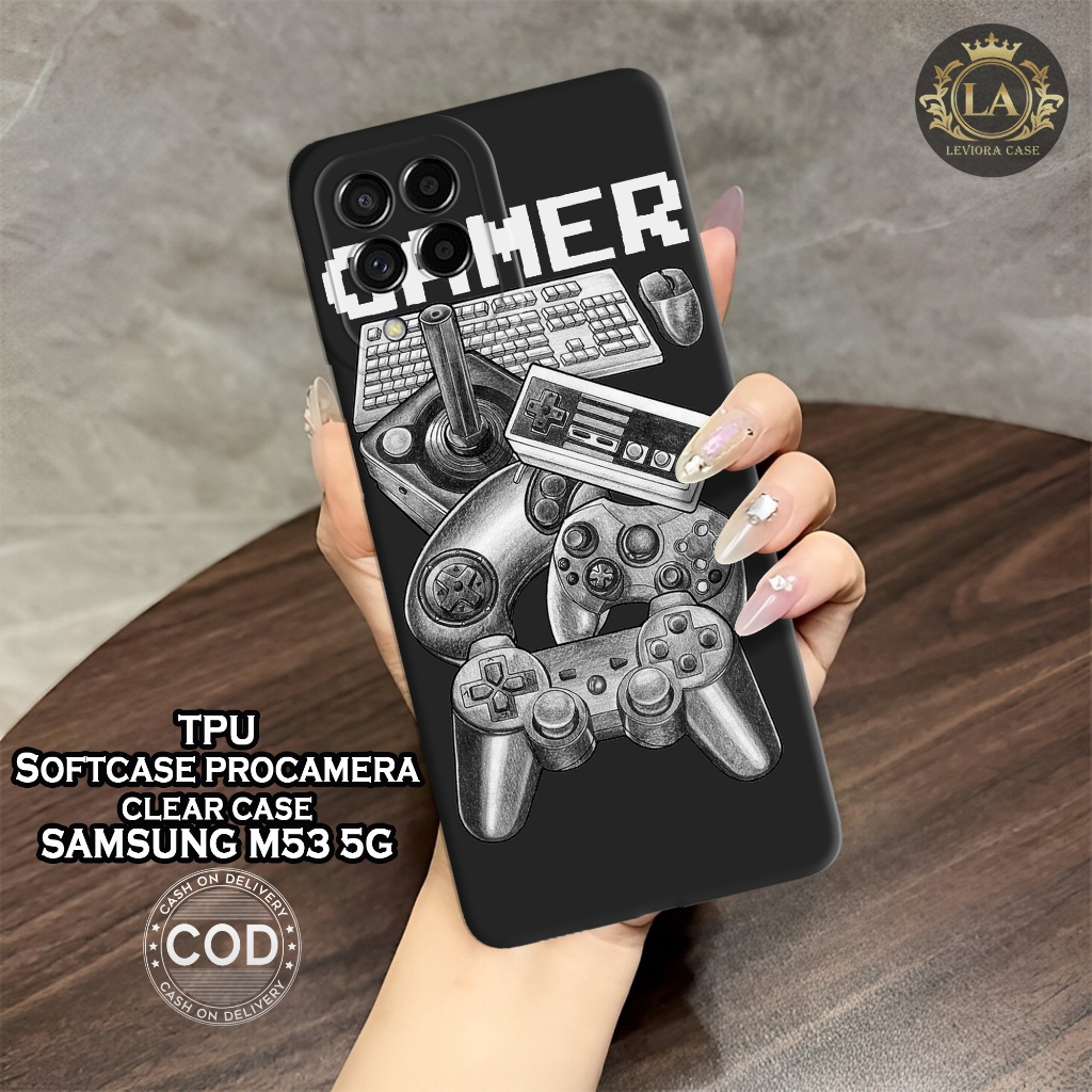 HP เคส Samsung Galaxy M53 5G ใหม่ล่าสุด - เคส Leviora - เคสเกมแฟชั่น - Samsung Galaxy M53 5G Softcas