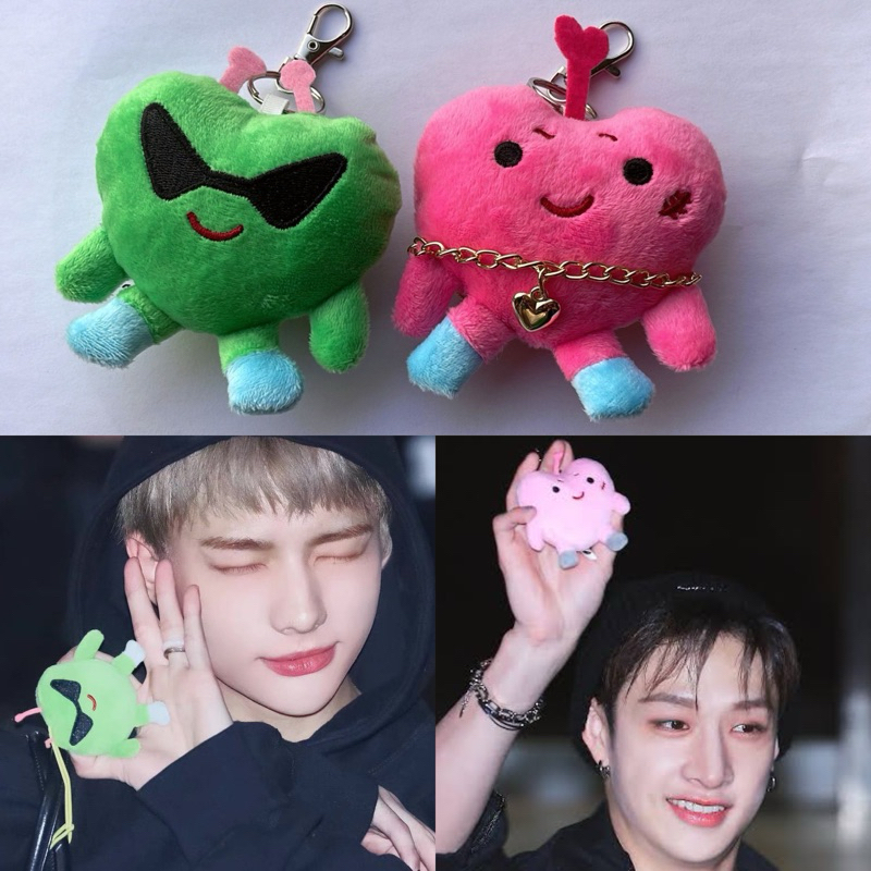 หัวใจตุงหัวใจแตง Stray Kids Plushie Bang Chan ใน Hyun Jin Han SKZOO Case 143