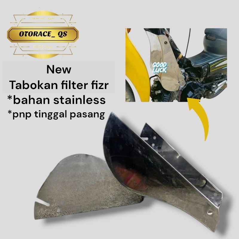 NEW FIZR FILTER TABOKAN 2-STROK FORCE1 FILTER STAINLESS MATERIAL (FULL BODY HOLES)