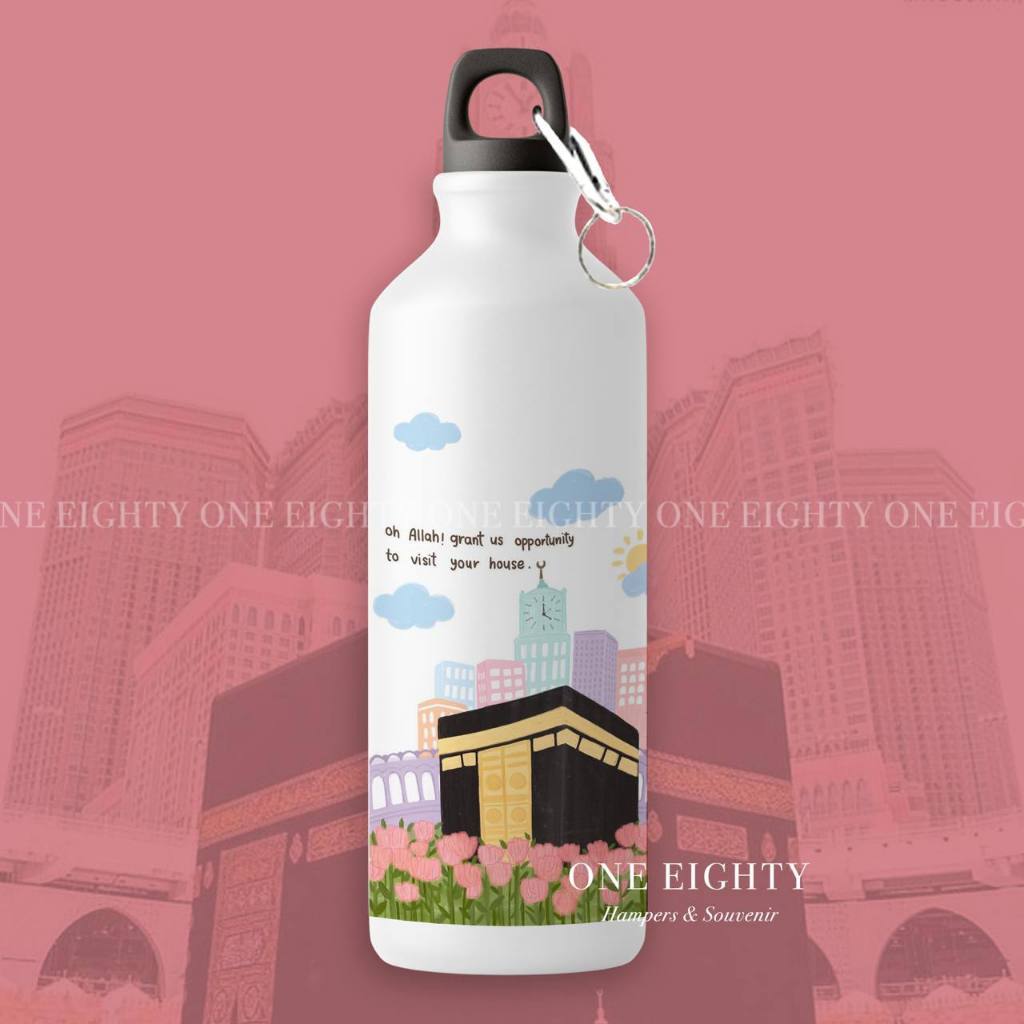 Hampers Tumbler Sport Bottle ขวดดื่ม Haramain Edition Mecca Medina Makah Medina ของขวัญของที่ระลึกโดย Umarh Umarh Hajj Hajj Hajj Hajj Hajj Hajj Hajj Hajj Hajj Hajj Hajj Hajj Hajj Hajj