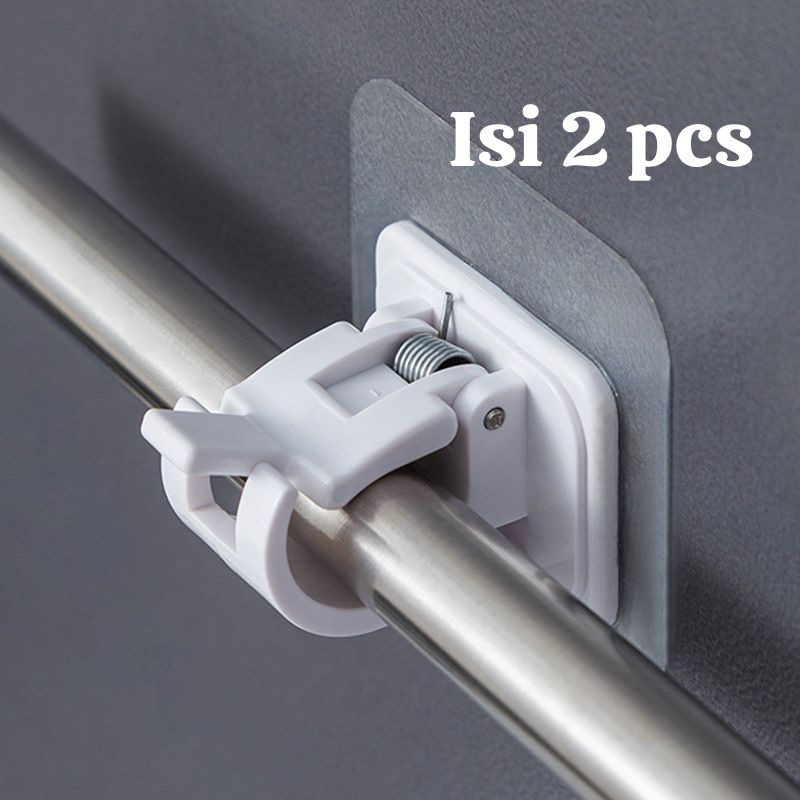 MULTIPURPOSE BRACKET CURTAIN POLE HOOK STICK / CURTAIN POLE BRACKET