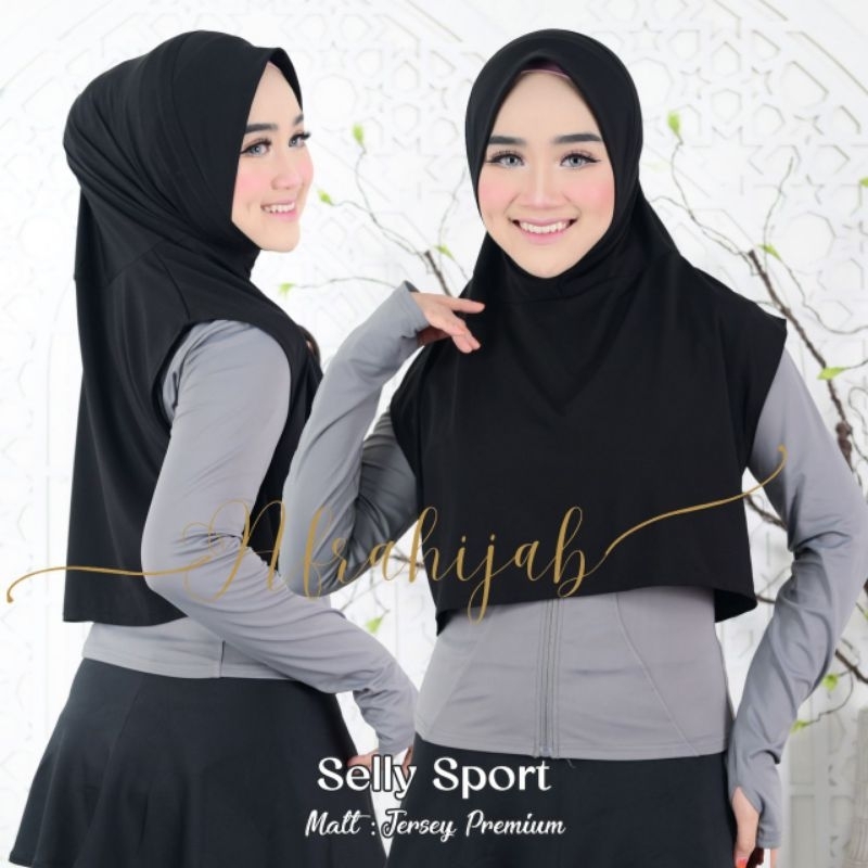 Sellingy Sport Hijab Sporty Muslimah Bergo Sporty Muslimah Jersey Premium