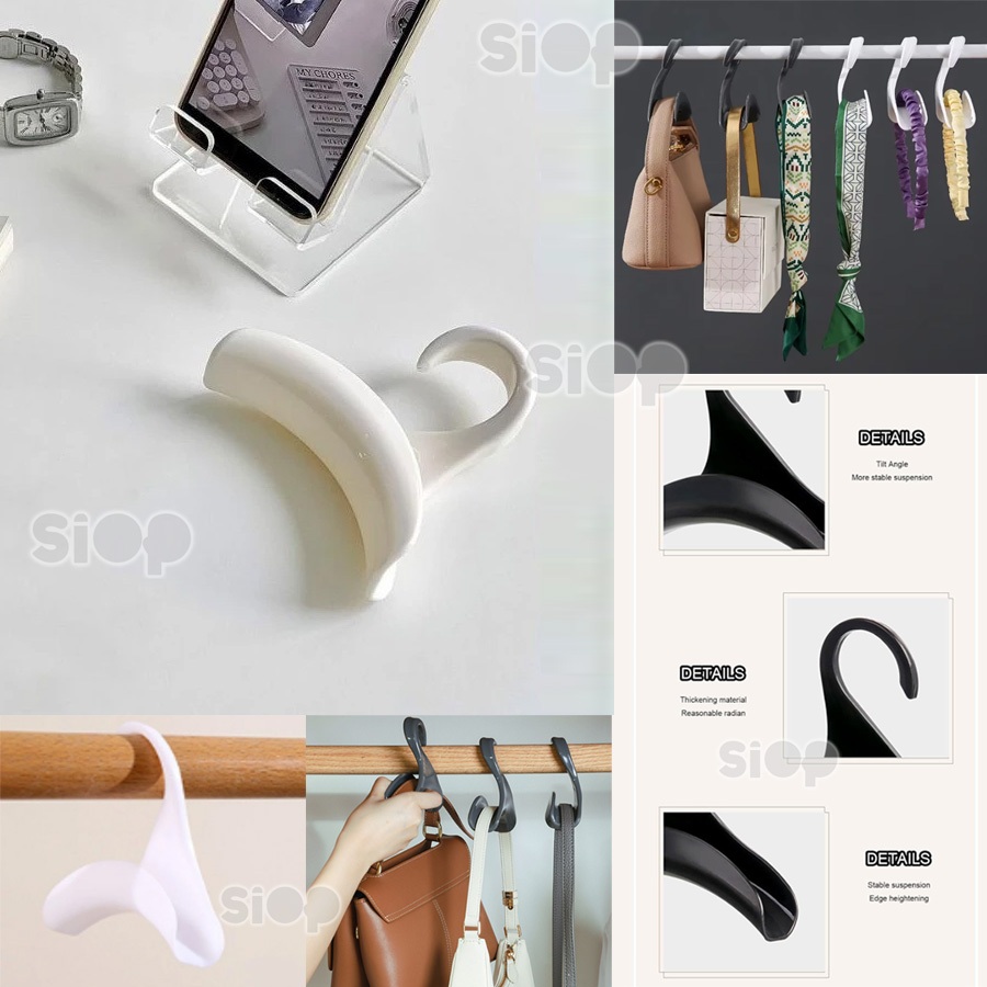 GANTUNGAN U99C Arch Hanger Organizer Hook สําหรับอเนกประสงค์ - ไม้แขวนเสื้ออเนกประสงค์