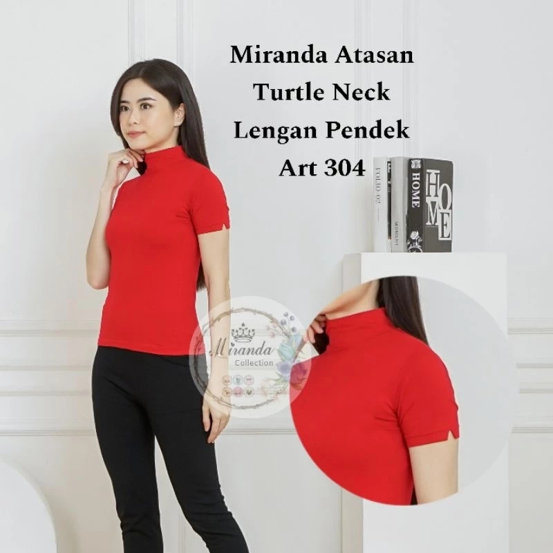 KATUN RVC75 - MIRONDA คอเต่า Cuff ผ้าเรยอน Cotton L XL XXL แขนสั้น JUMBO 304