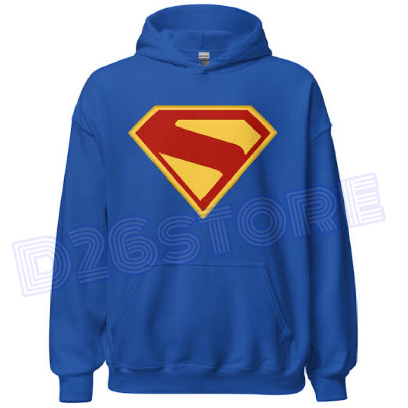 Superman Legacy James Gunn Hoodie เสื้อกันหนาวโลโก้ Superman ใหม่ DC unisex pullover Hoodie