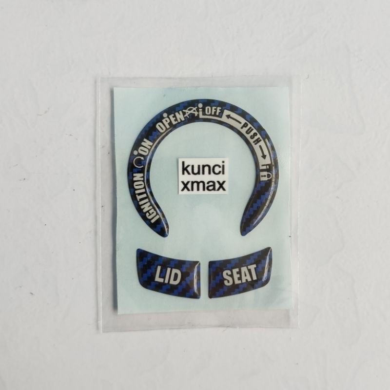 สติ๊กเกอร์กุญแจ EMBLEM | กุญแจ XMAX | ที่นั่ง KEYLESS FUEL