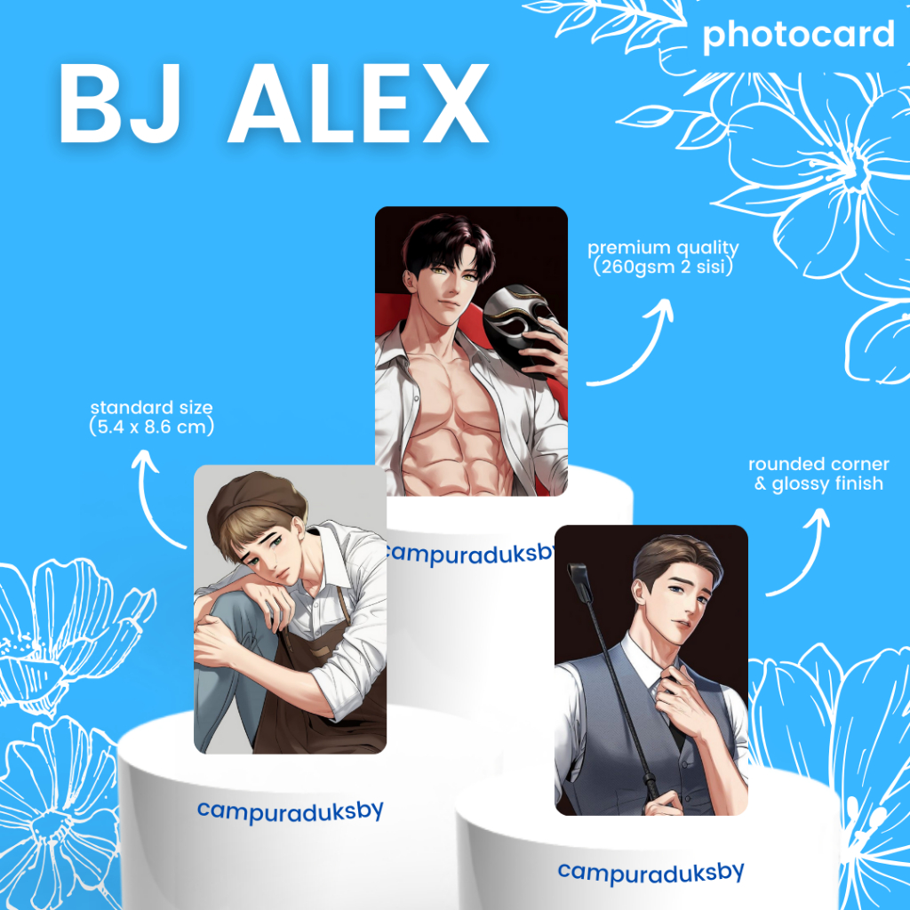 Bj Alex Premium Photocard (ซื้อ 5 ฟรี 1)