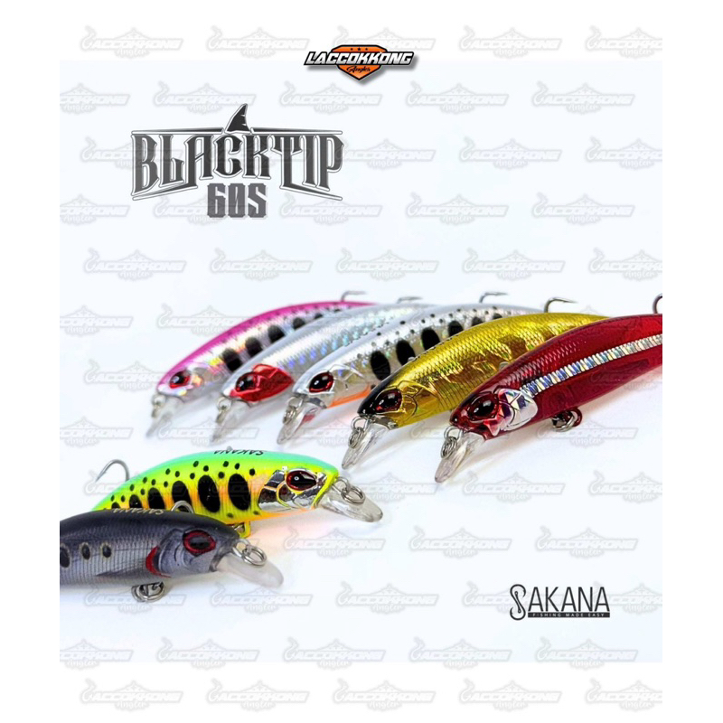Minow sakana blacktip 60 s - blacktip 60 s - ล่อ sakana blacktip