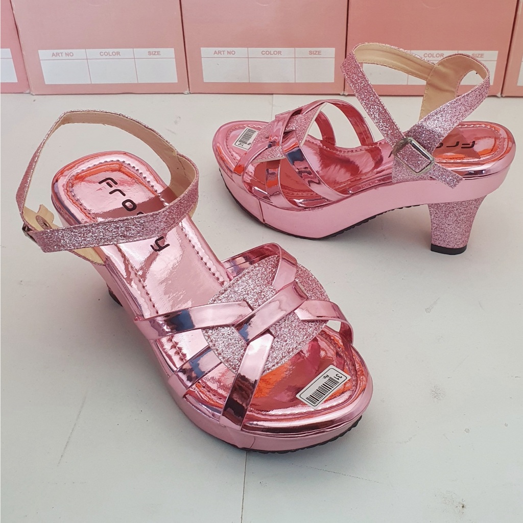 รองเท้าเด็กผู้หญิง ส้นเด็กผู้หญิง ส้น 5ซม. FROSTY HL-003