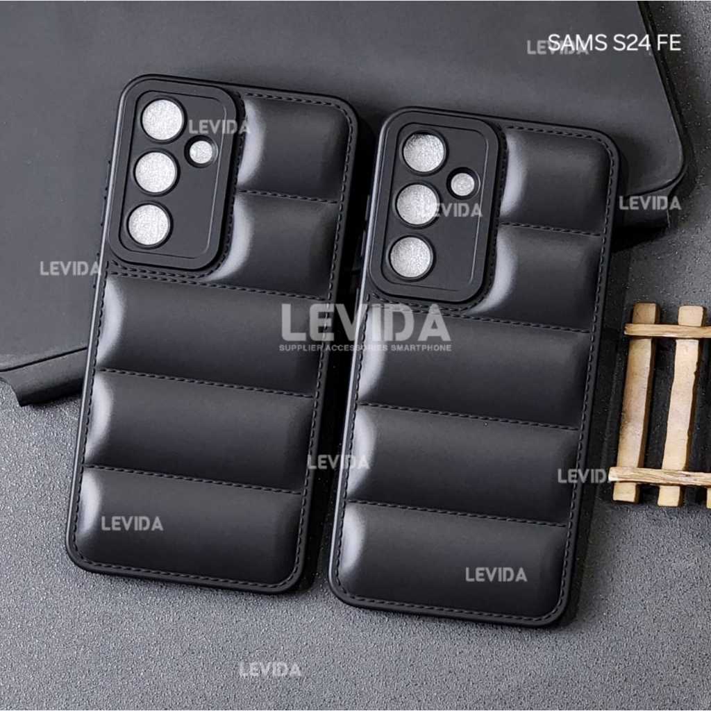 Samung S24 Fe Case Bantal Case Pillow Black softcase Samung S24 Fe