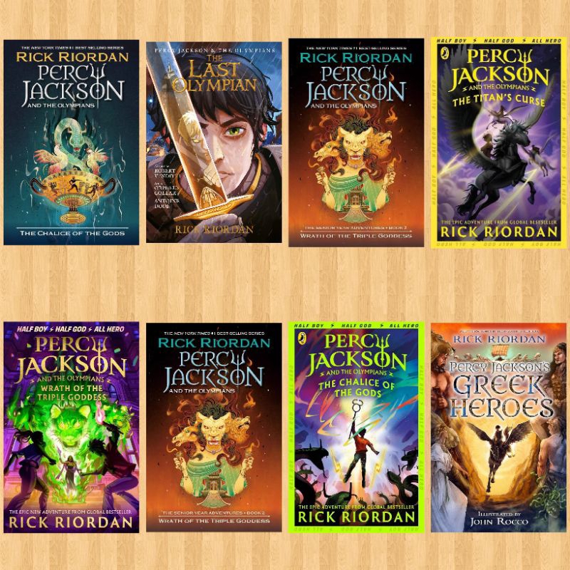 Percy jackson และโอลิมปิก the chalice of the gods / Wrath of the Triple goddess โดย Rick riordan
