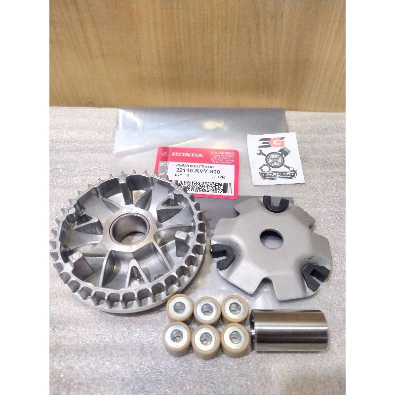 ROLLER HOUSING KVY ASSY BEAT CARBON/SPACY CARBON/SCOOPY CARBON 22110-KVY-900 HONDA