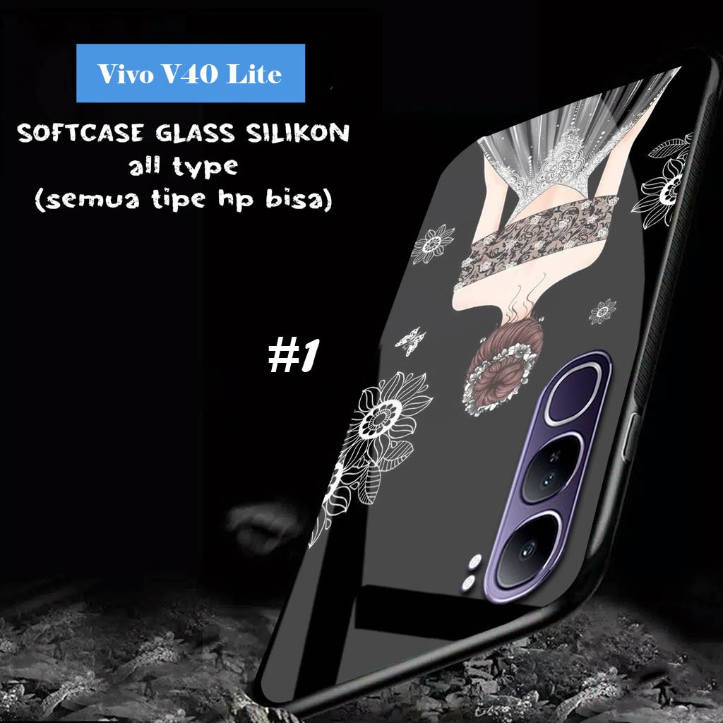 HP เคสโทรศัพท์ซิลิโคนเคลือบเงาสําหรับ - เคส VIVO V40 Lite - เคส VIVO V40 Lite ล่าสุด - เคสโทรศัพท์ V