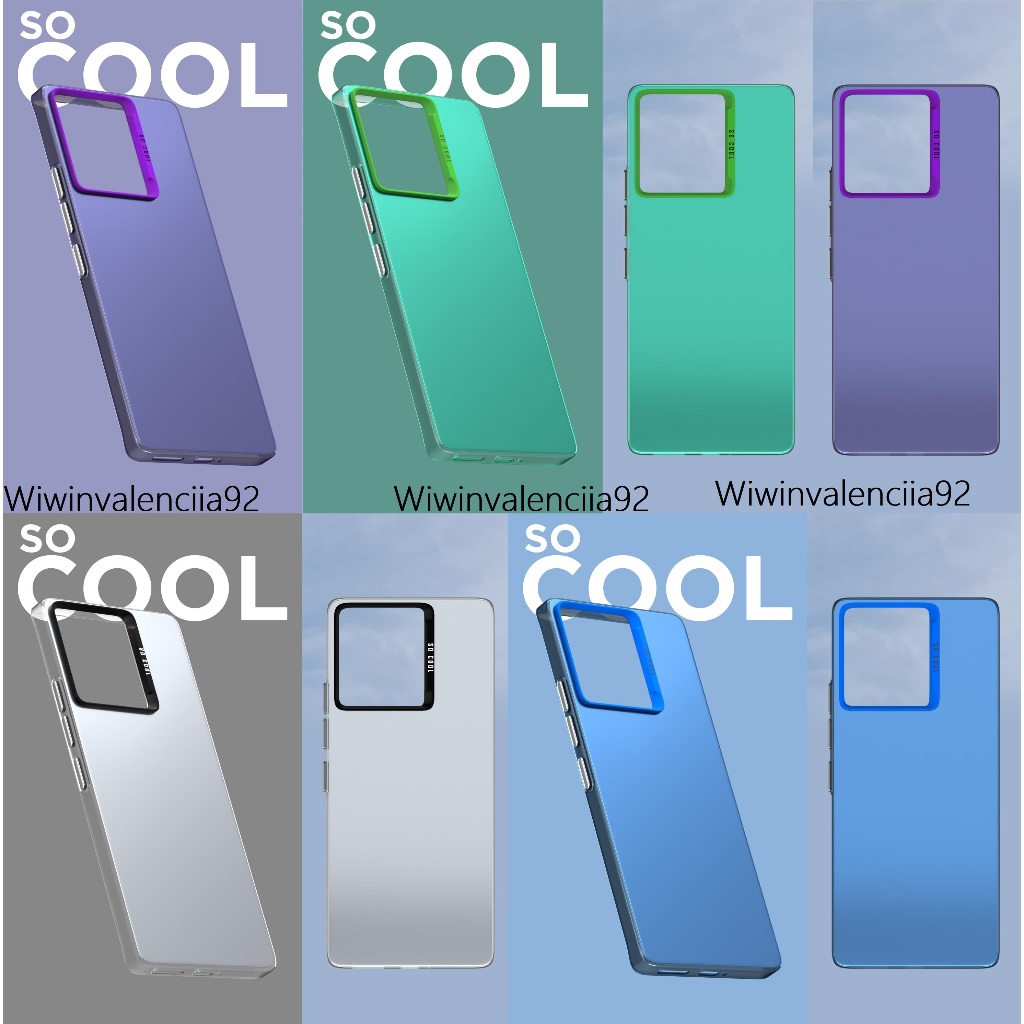 HIJAU UNGU IMD SOCOOL กรณีโฮโลแกรม PLATING สี INFINIX HOT 50 4G / 50 5G / 50 Pro+ / 50i Hardcase Hol