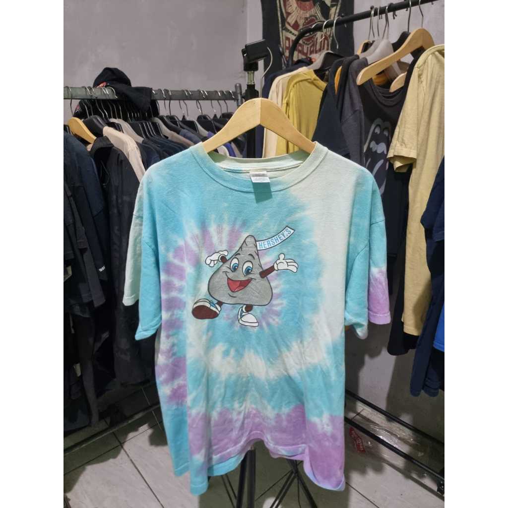 HERSHEYS CHOCOLATE WORLD TYE DYE T-SHIRT ( โควิด 2003)