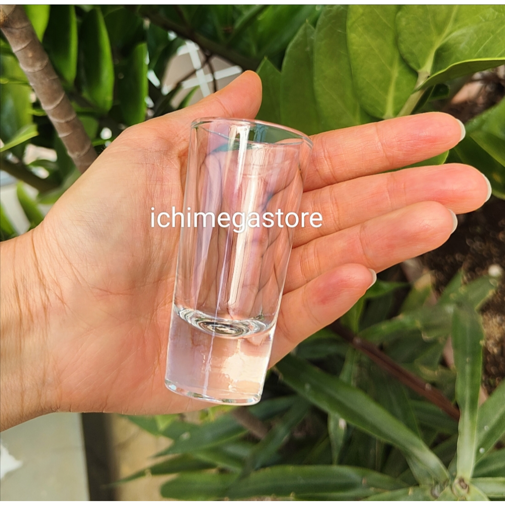 ICHIMEGASTORE Shot Glass Shot Glass Cocktail Dessert Mini High 30 ml