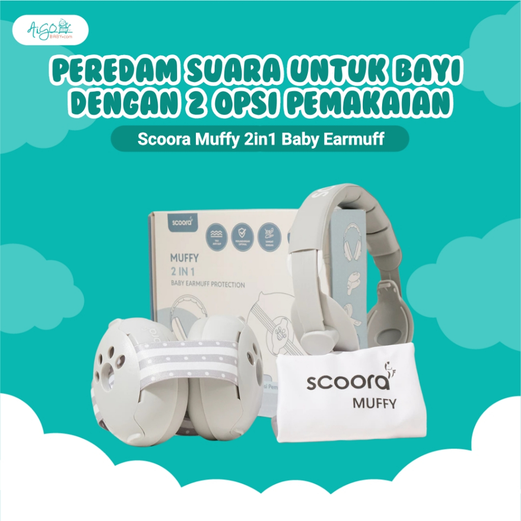 Scoora MUFFY 2in1 อุปกรณ์ป้องกันหูปากเด็ก
