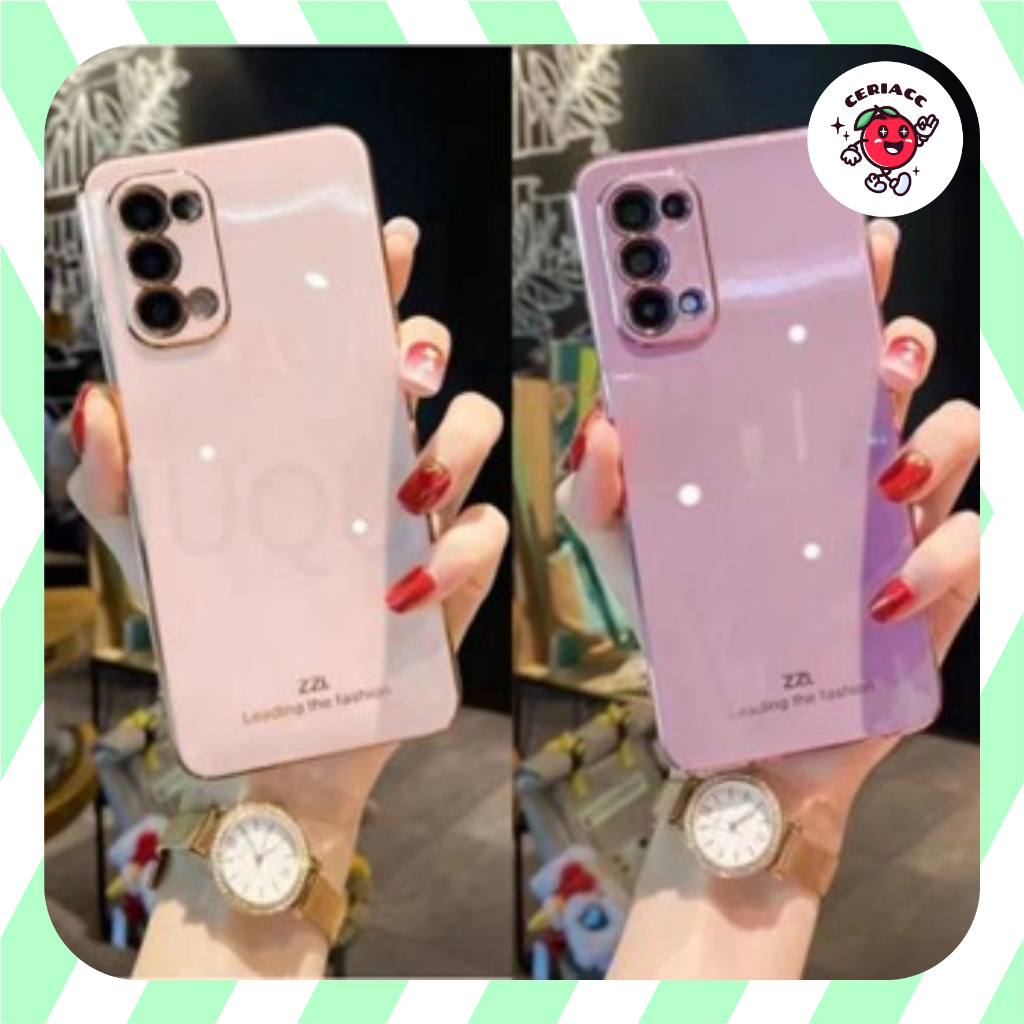 6D Glossy Plating case oppo a1k a15 a39 a3s c1 a54 a83 a9 a5 2020 f1s a59 f9 a5s a7 a37 a53 a71 a12 