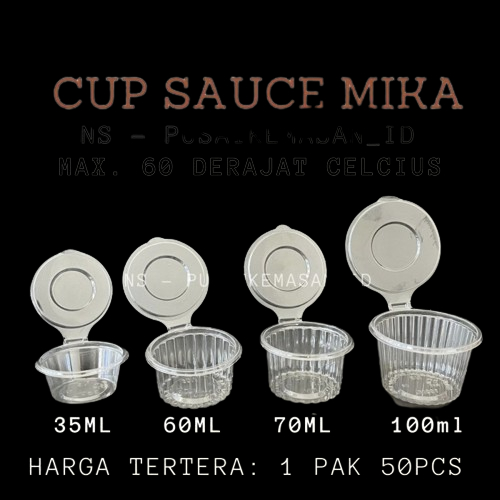 Mika Pudding 35 ml / Pudding Container / Pudding Cup / Samamba Cup / Mayonite Cup - 35 ml micha