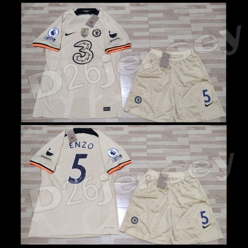 Chellsiiy_ 3rd Third Player Issue Jersey + Pants 2022 / 2023 + Print Nameset ENZO 5 / Custom like OF