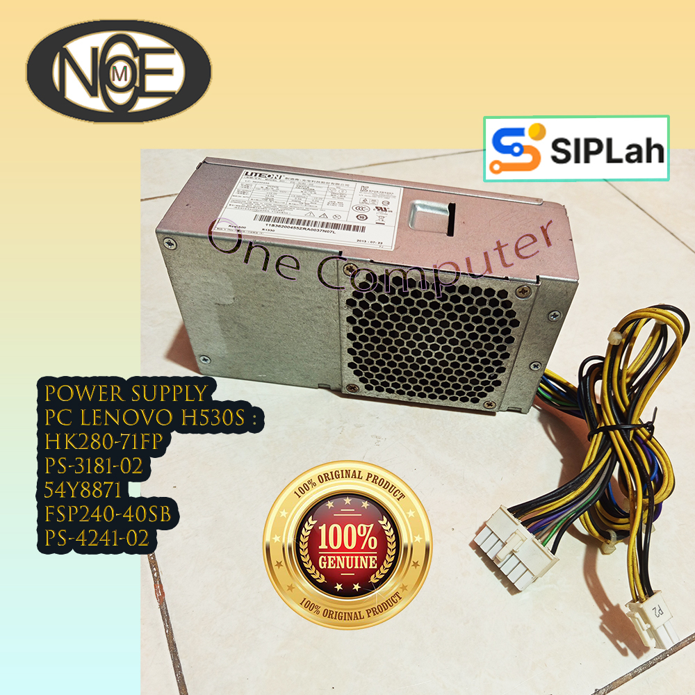 แหล่งจ่ายไฟ PC Lenovo Thinkcentre 14+4Pin H530s M82 E73 M79 M92 HK280-71FP PS-3181-02 54Y8871 FSP240