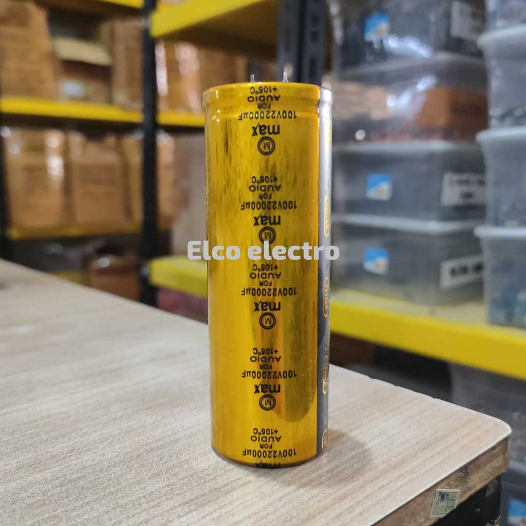ELCO 22000uf 100v MAX GOLD