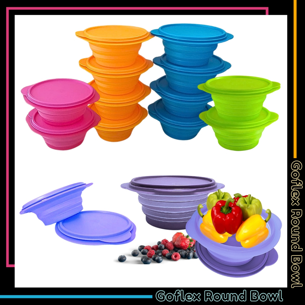 ชามกลม Goflex • Go Flex • Mini max ☆ Import - Indo (ชามพับ) Tupwr