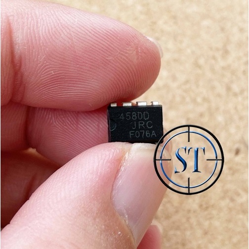 IC JRC4580 JRC4580D 4580 D JRC 4580 4580D DIP-8 OP-AMP Operational Amplifier IC ของแท้