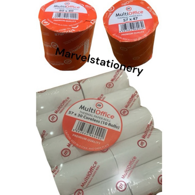 ม้วนกระดาษเทอร์มอล Tellstruk Multioffice 57x30 / 57x47 / 80x80