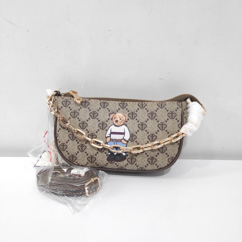 GUOO BEAR ORIGINAL GO2010 SLING WOMEN - กระเป๋าผู้หญิงล่าสุด - หมี ttwn - หมี guoo