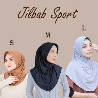 Hijab Bergo Sport | Jilbab Instan Ukuran S M L