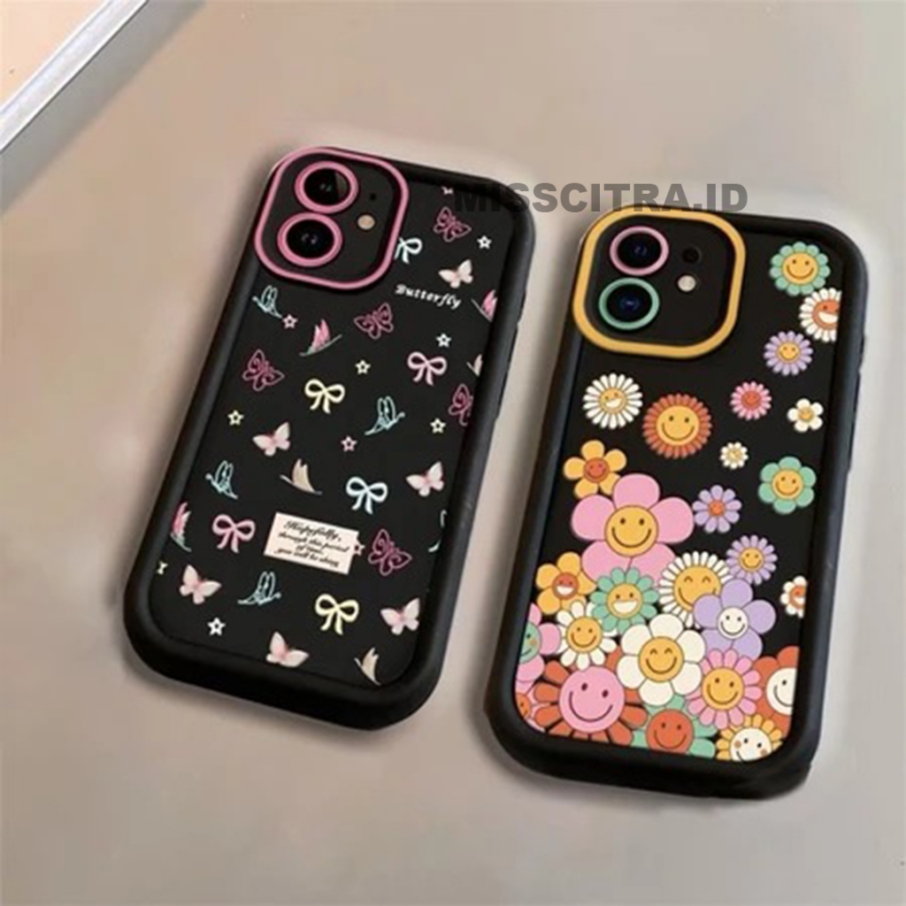 YX153 CASE COVER CASING FULLCOLOR PITA CUTE FLOWERS COMPATIBLE สําหรับ OPPO A1K A1 A3S A3X A3 PRO A5