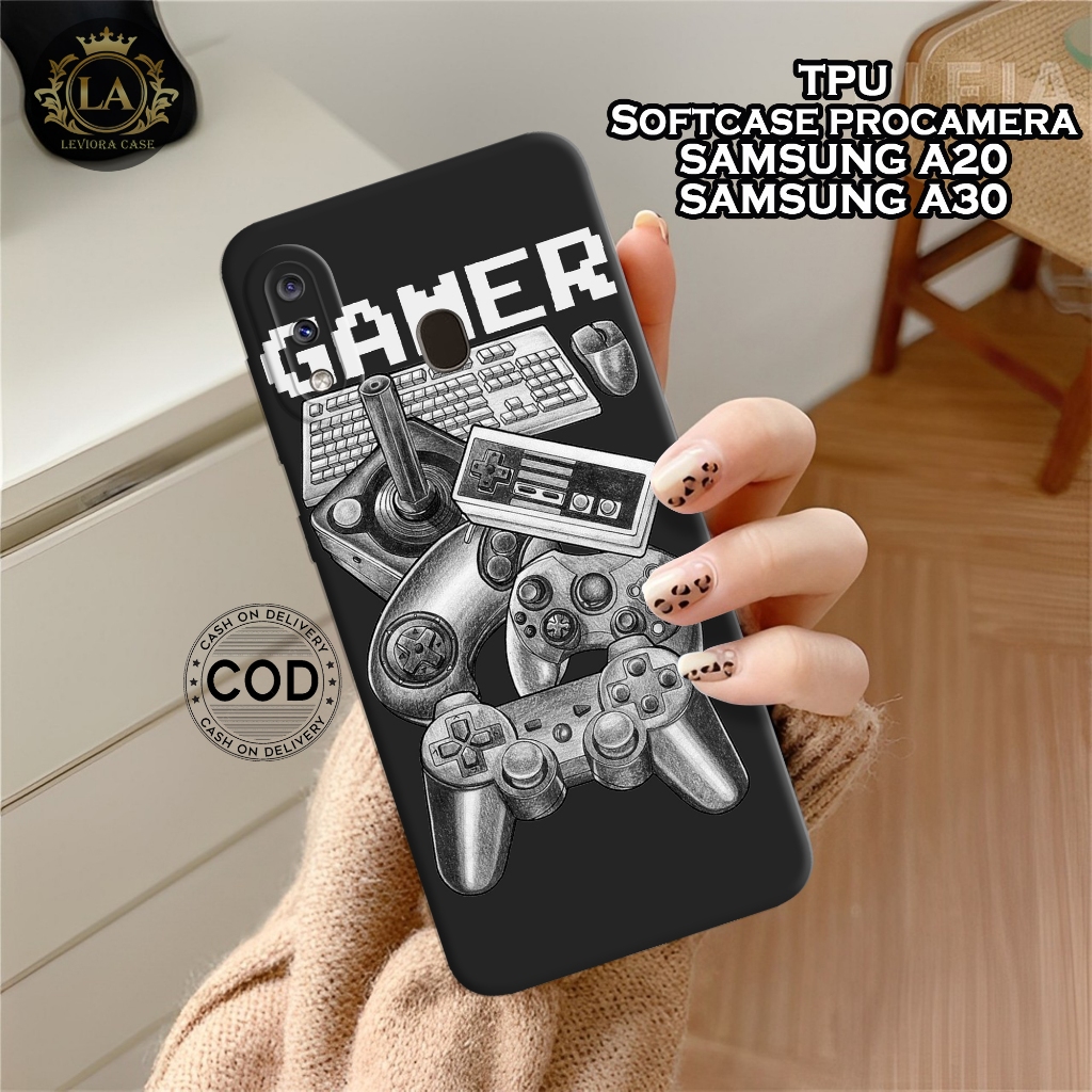 เคส HP Samsung A20 / A30 ใหม่ล่าสุด - เคสเกมแฟชั่น - Samsung A20 / A30 Softcase - เคสกล้อง Pro - เคส