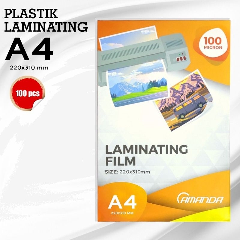 Amanda A4 100micron เคลือบพลาสติก
