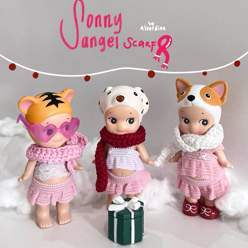 ผ้าพันคอ Sonny Angel / ผ้าพันคอ Sonny Angel - ผ้าพันคอโครเชต์