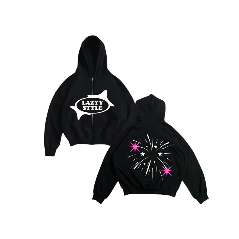 LS LS LS LS LS LS LS | HOODIE ZIPPER BOXY OVERSIZE 300gsm | ปีใหม่