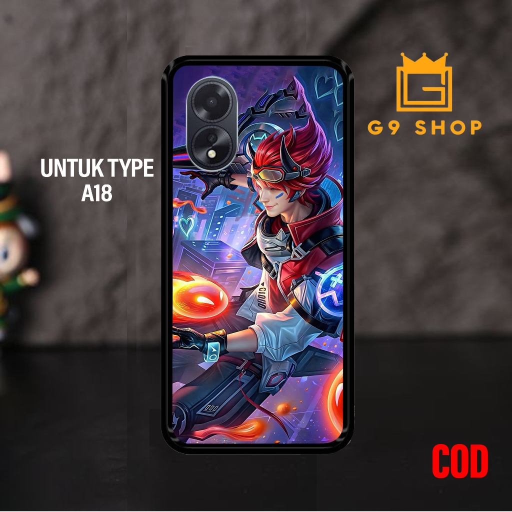 [gnine_case]เคส Oppo A18 - เคส Glossy-Protective )เคส(ml)เคสอ่อน hp-case hp-casing hp-silikon-softca