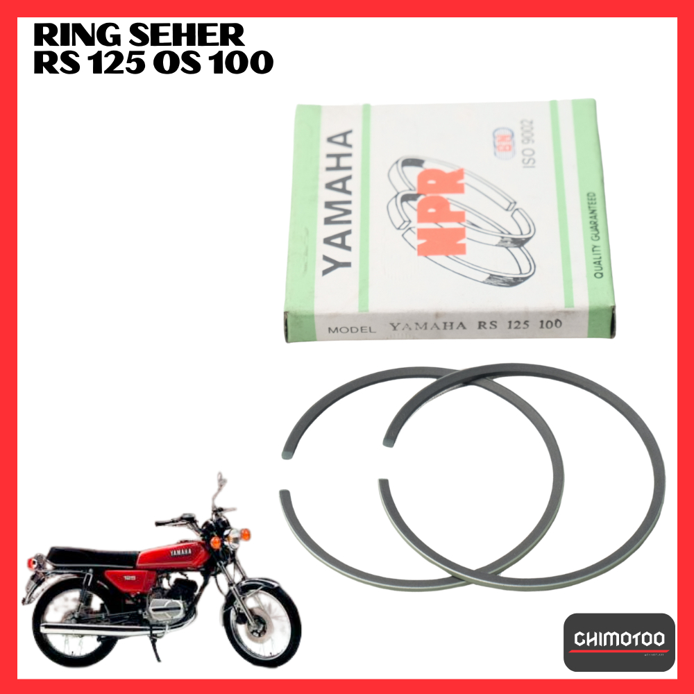 แหวนลูกสูบ Yamaha Rs125 Rs 125 Os 100