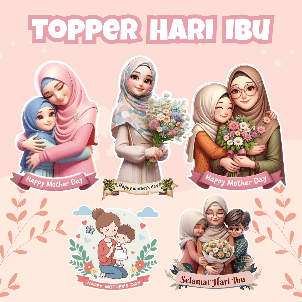 MOTHERS DAY TOPPER/BOUKET TOPPER/MOTHERS DAY BOUQUET TOPPER