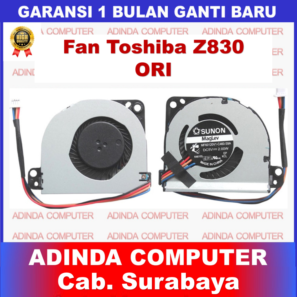 พัดลมระบายความร้อน Toshiba Z830 Z835 Z930 Z935 Z830-S830 Z830-S8301 PT2