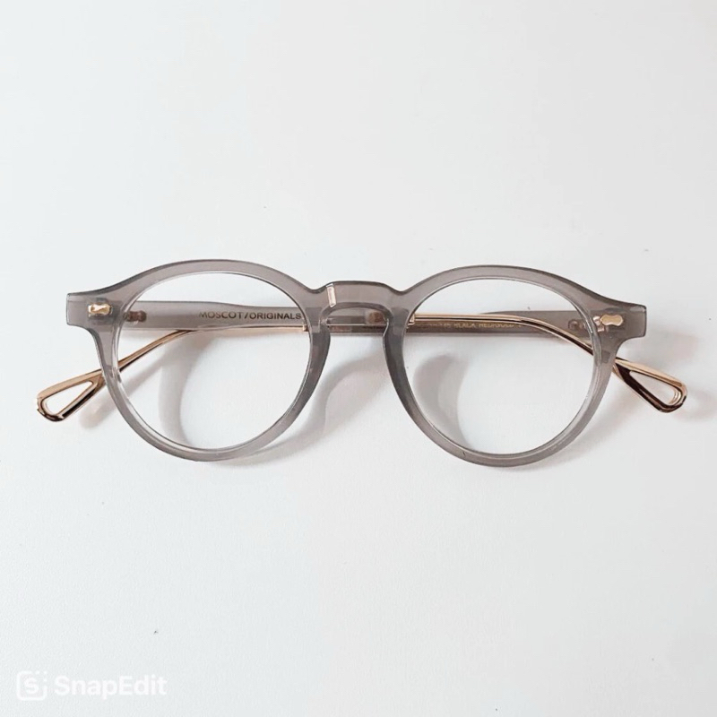 แว่นตา Moscot MILTZEN - Photochromic, Blueray, Bluecromic, เลนส์ Browncromic | ลบ&กระบอก