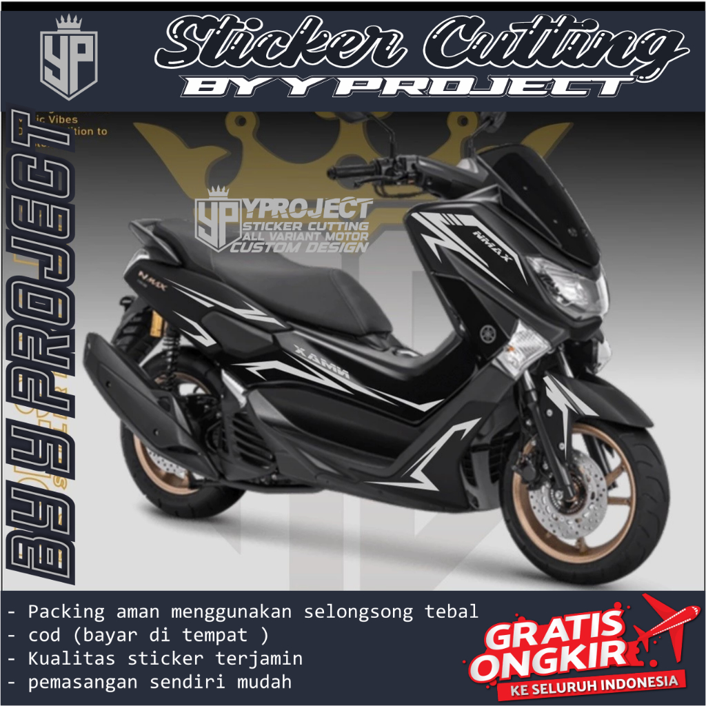 NMAX CUTTING สติกเกอร์ NMAX OLD STRIPING VARIATION NMAX 155 OLD CUTING STRIPING NMAX OLD STICKER NMA