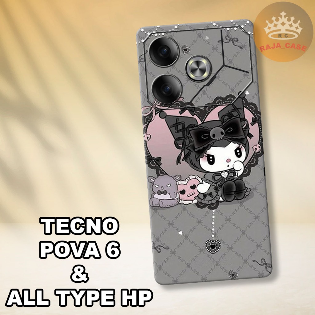 Hp เคส Rc5 ใหม่ล่าสุด Tecno Pova 6 2024 - วัสดุยางยืดหยุ่น - cool GIRL Motif - โทรศัพท์มือถือทุกประเ