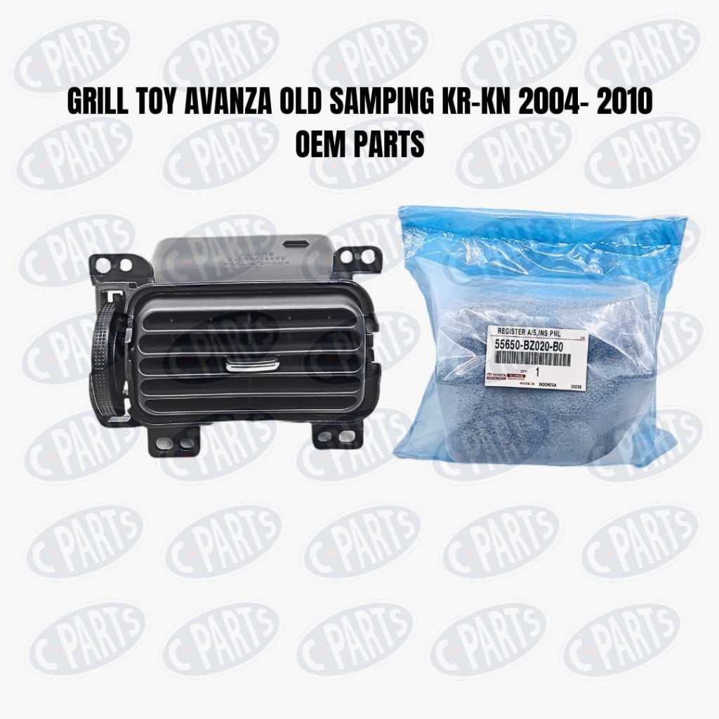 OLD TOYOTA AVANZA GRILL ซ้าย-ขวาข้าง 2004-2010 อะไหล่ OEM