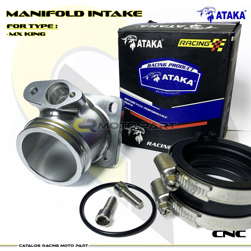 ATAKA RACING Intake Manifol CNC MX King // Vixion // Xabre // Jupiter MX // R15 V2 NON VVA 34 36 38 