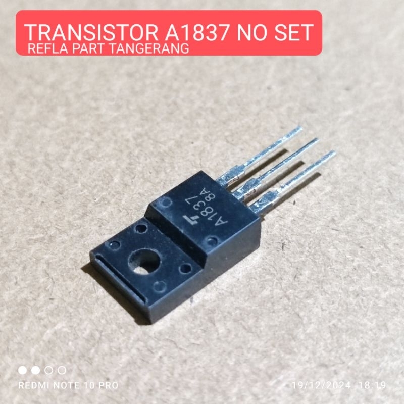 TOSHIBA TRANSISTOR A1837 A 1837 ไม่มีชุด