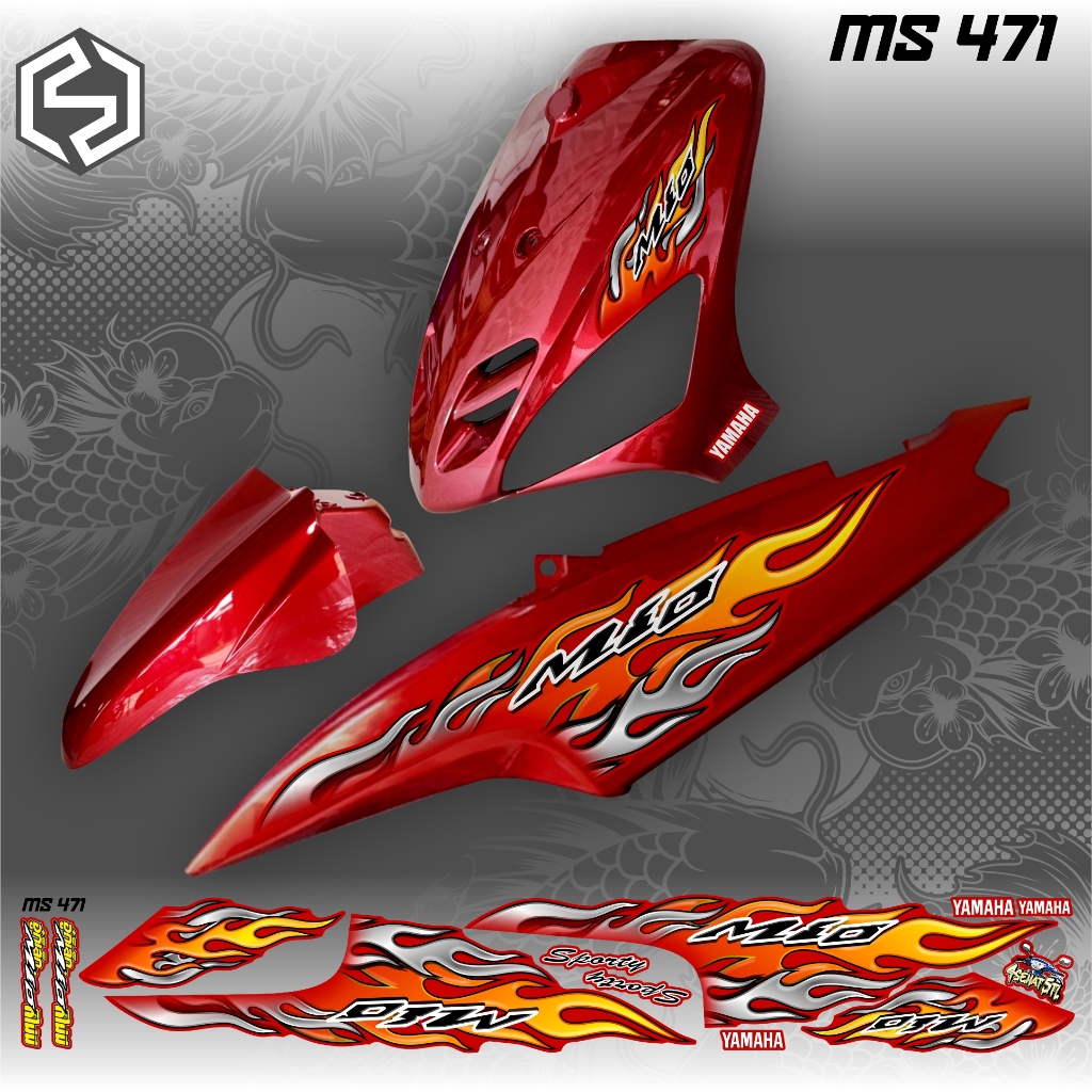 STRIPING MIO SPORTY mio smile graphic variation thailand MS 470 / MS 478