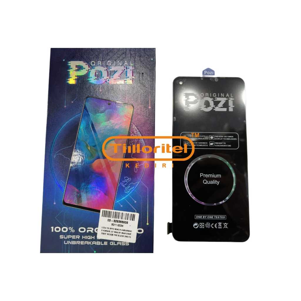 LCD+TS OPPO RENO 5 4G/5G/RENO 6 4G/5G/RL X7 MAX/GT MASTER/GT 5G/GT NEO/Q3 PRO สีดํา ORG POZI