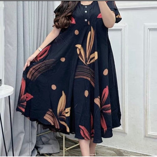 DASTER KLOK MOTIF BUNGA LEBAR DASTER PAYUNG DASTER SANTAI DASTER BUSUI NYAMAN