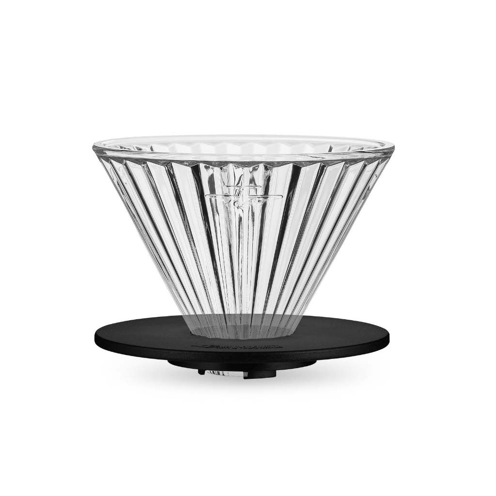 V60 Elf Glass Coffee Dripper Transparent - MHW-3BOMBER manual Dripper Coffee v60 drip Coffee 1-2 คน